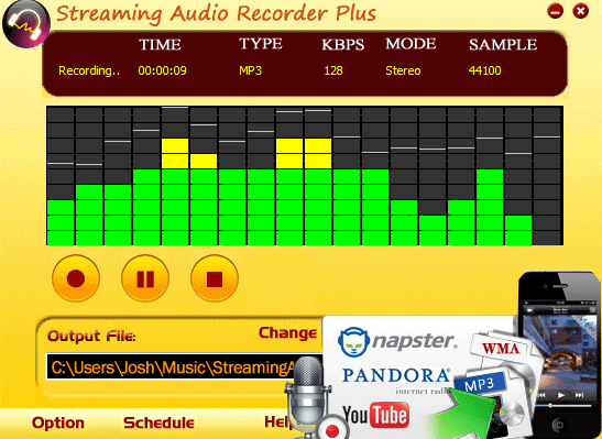 Windows 7 Streaming Audio Recorder Plus 4.0 full